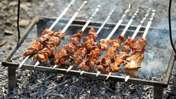 готовый шашлык