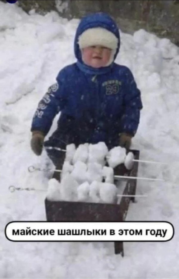 зимние шашлыки
