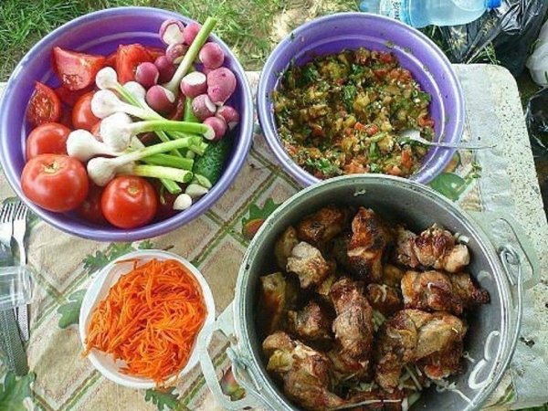 готовый шашлык