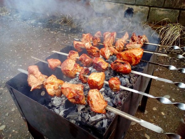 шашлыки на мангале