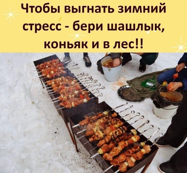 зимние шашлыки