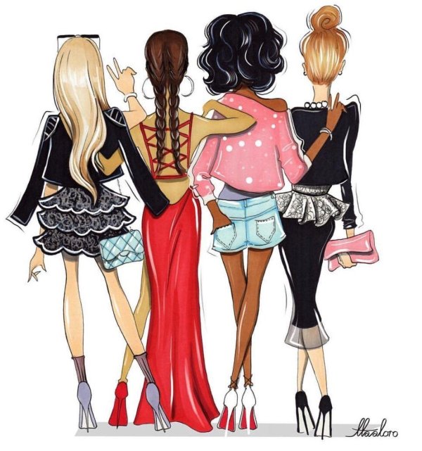 модная иллюстрация