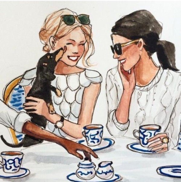 модная иллюстрация