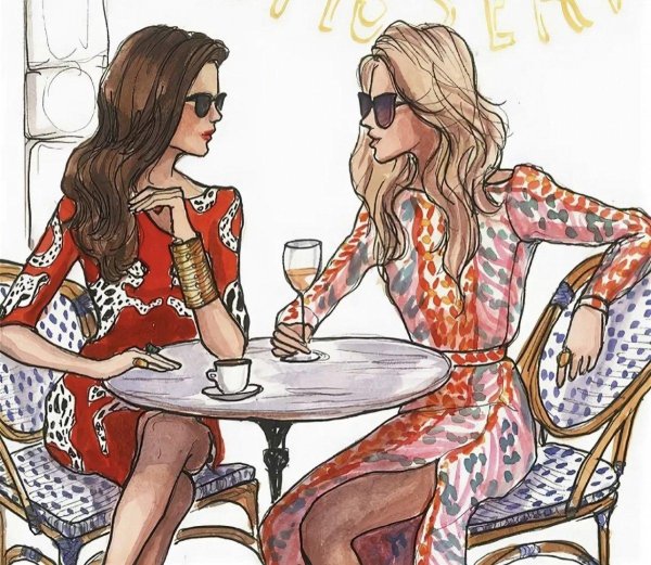 модная иллюстрация