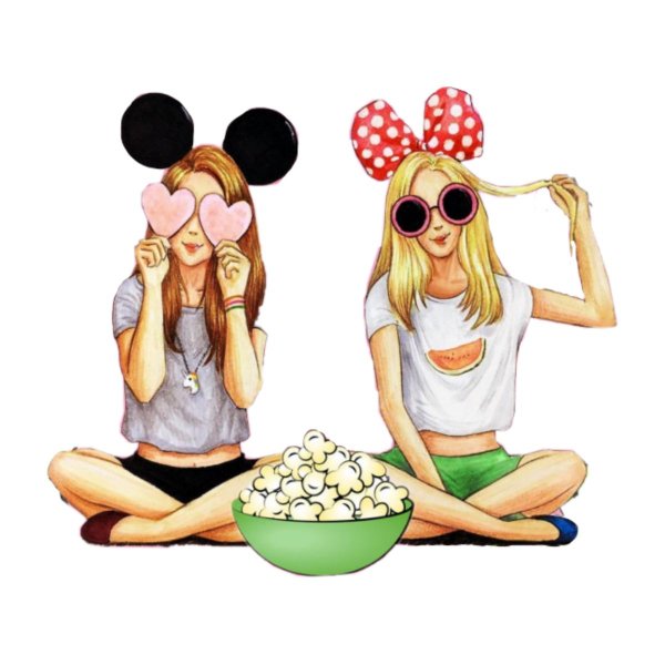 рисунок подруг