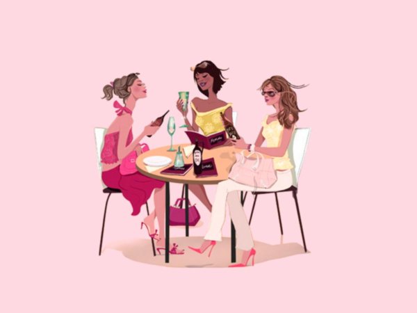 встреча подруг