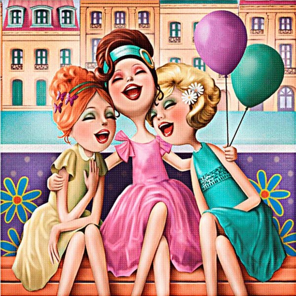 Подруги прикольные