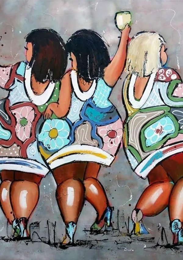 рисование девичник