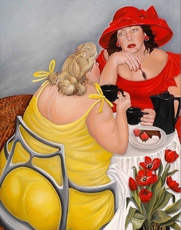 красивая толстушка