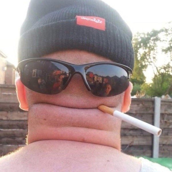 затылок мужчины