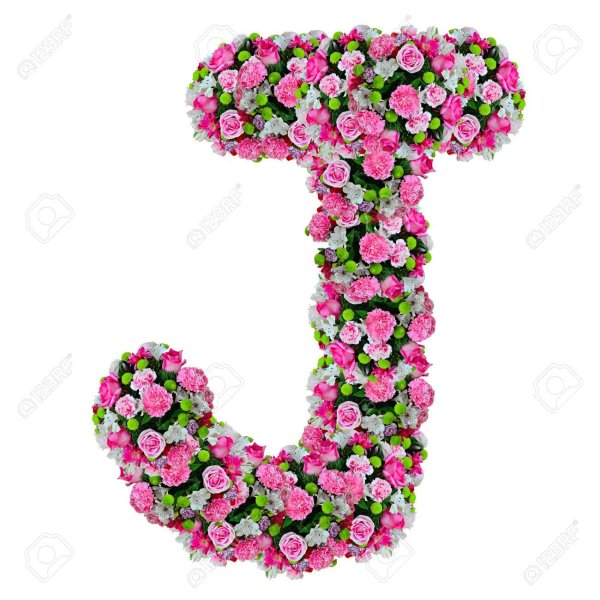 цветочная буква л