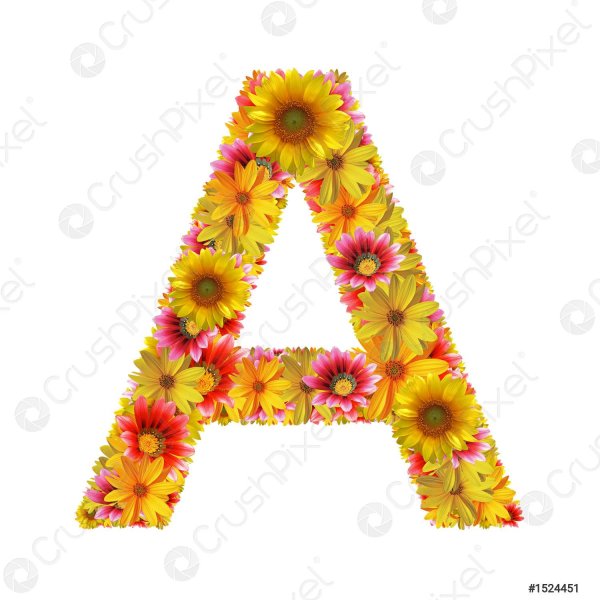 цветочный алфавит