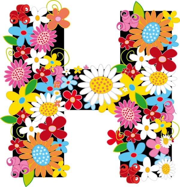цветочный алфавит