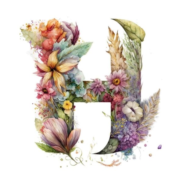 акварельный алфавит