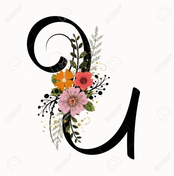 цветочный алфавит