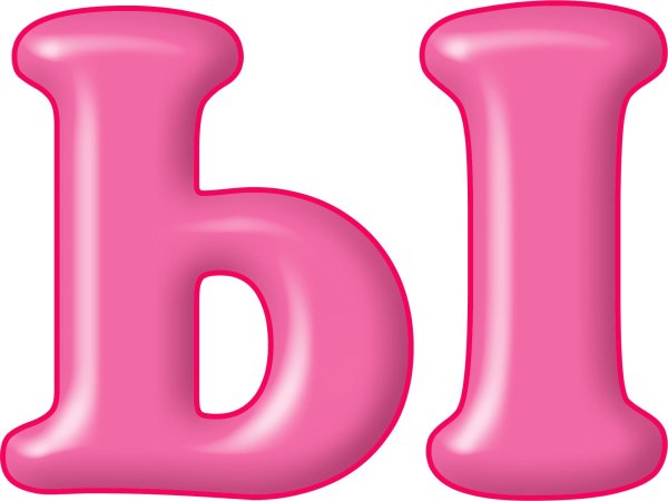 цветные буквы