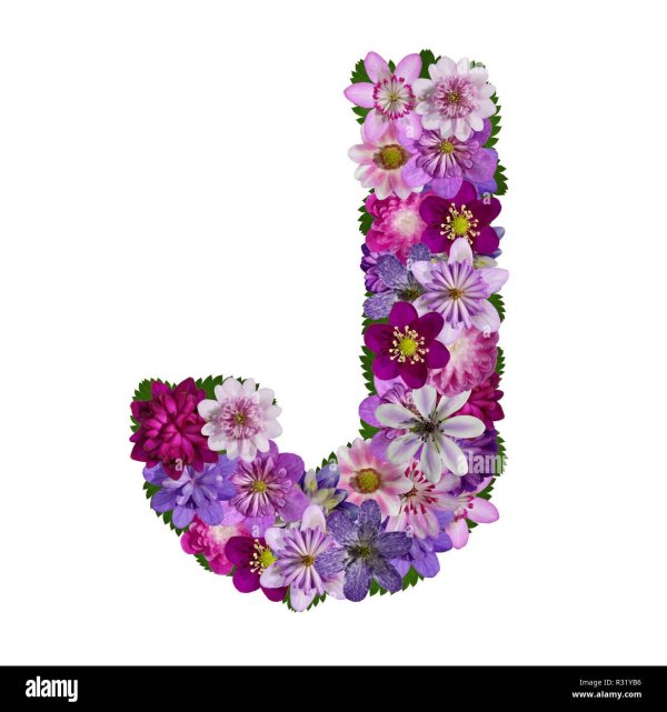 цветочный алфавит