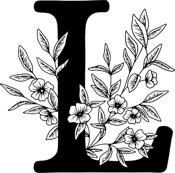 цветочный алфавит