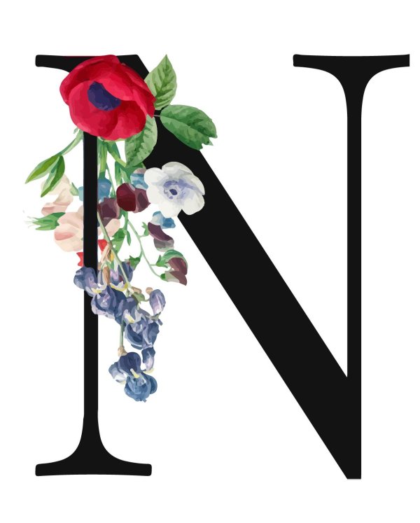 цветочный алфавит