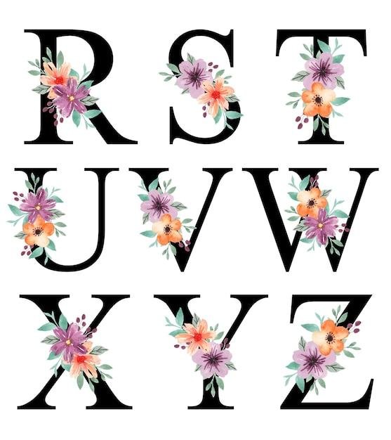 цветочный алфавит