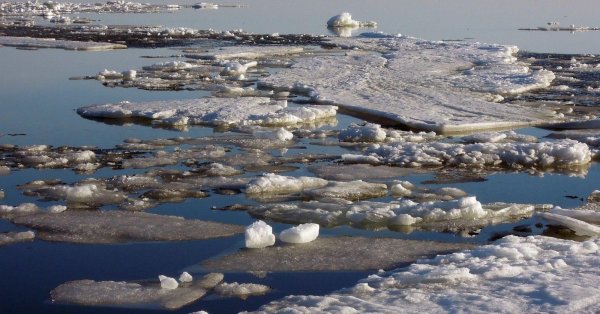 ледоход в архангельске