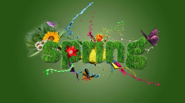 красивая надпись весна