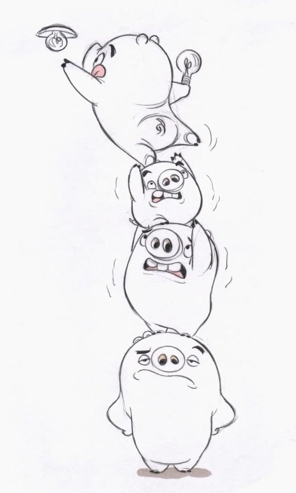 раскраска angry birds