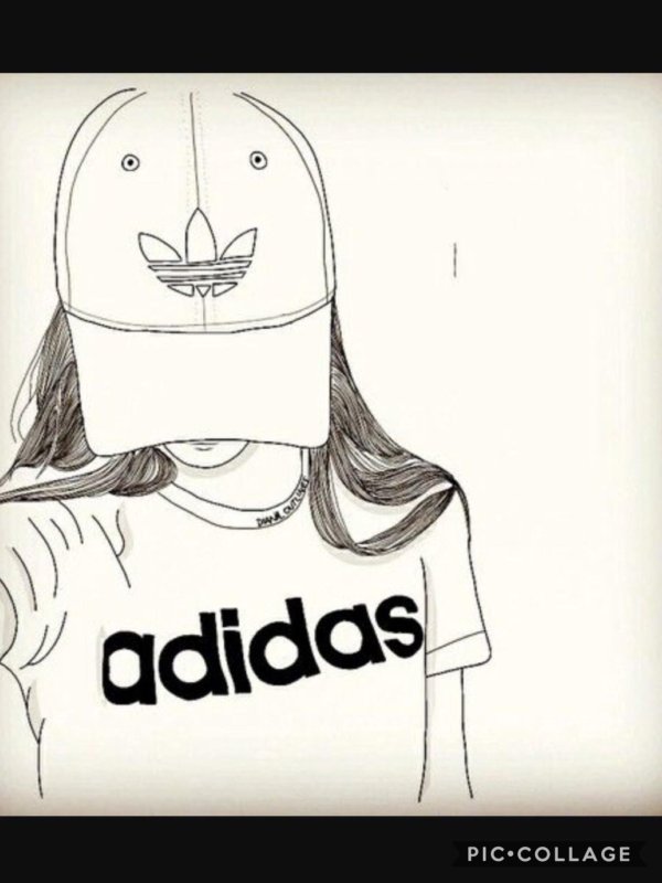 рисунок адидас