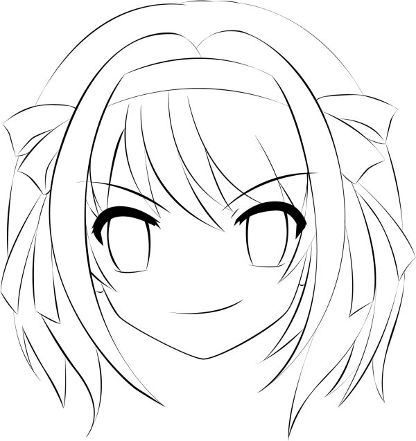 аниме рисовка