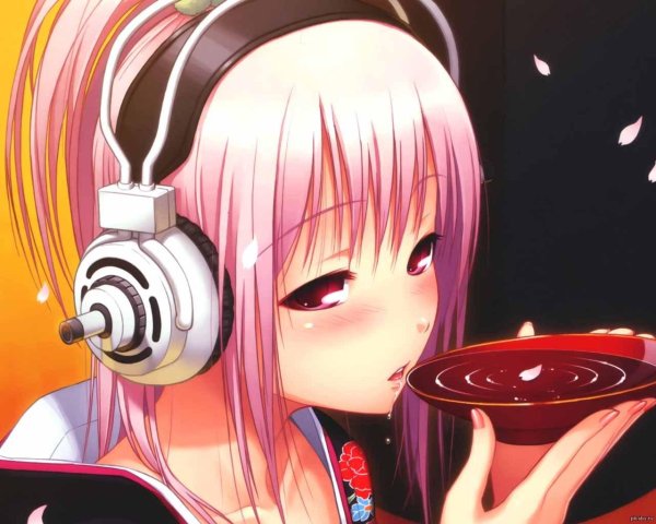 наушники аниме супер сонико