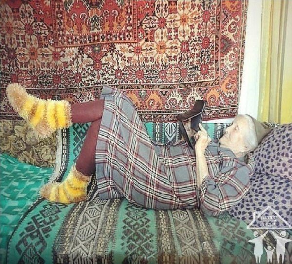 русская бабушка