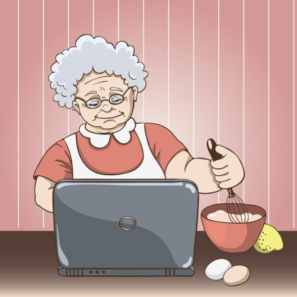 мультяшные бабушки