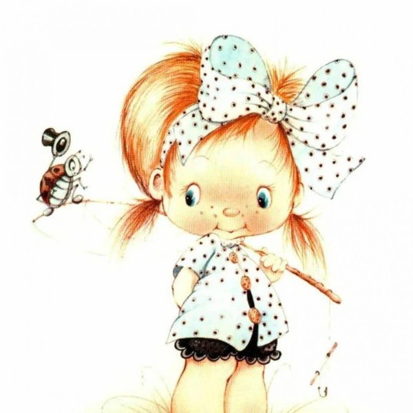 фон детский девочка