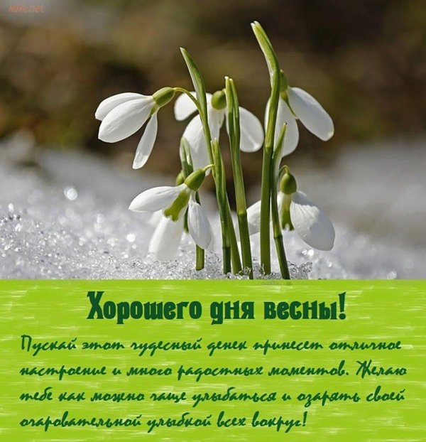 весна 1 марта