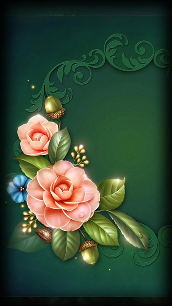 цветочная рамка