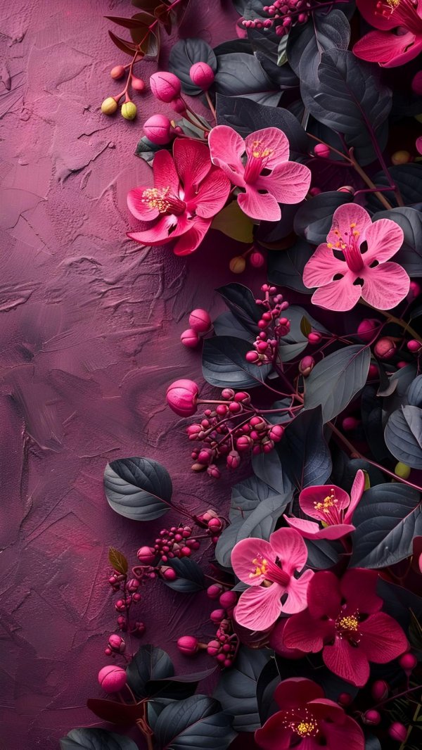 фон цветами