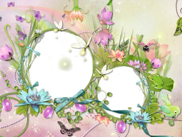 весенние фоторамки