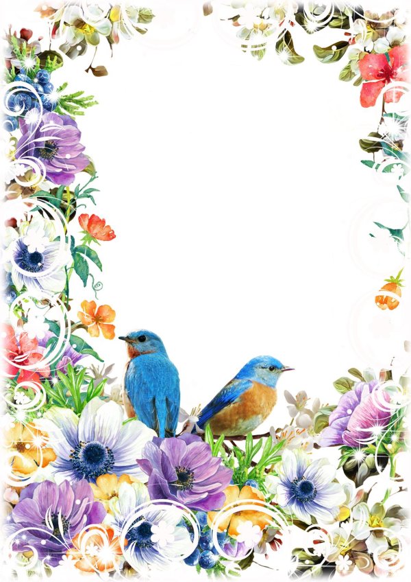 рамка весенняя
