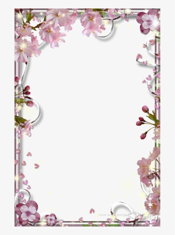 рамочка с цветами