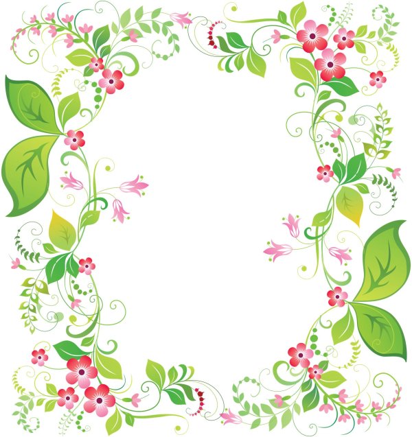 цветок рамка