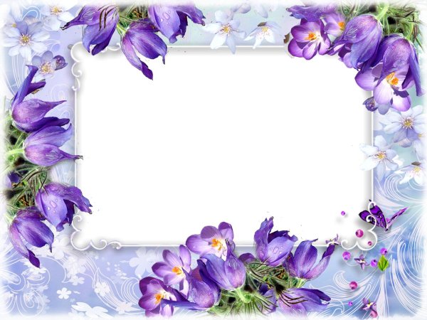 цветочная рамка