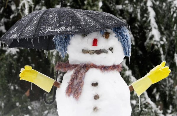 креативные снеговики