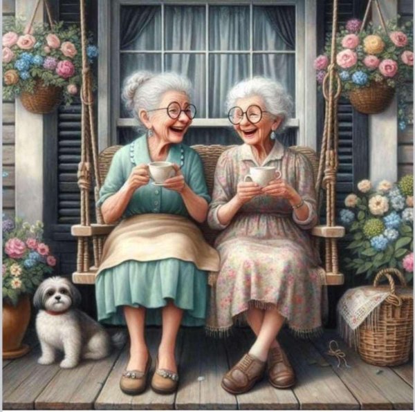 старушка веселушка