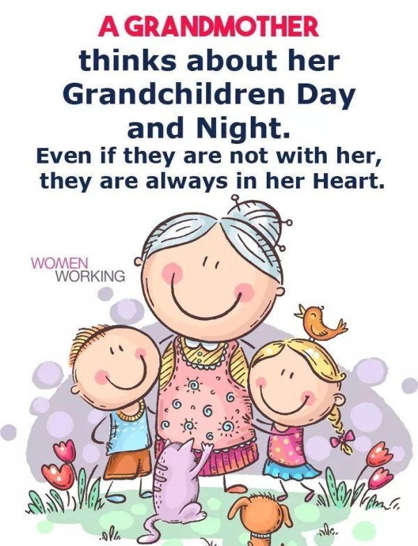 рисунок бабушка