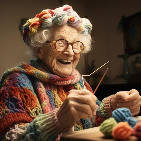 бабушки вязальщицы