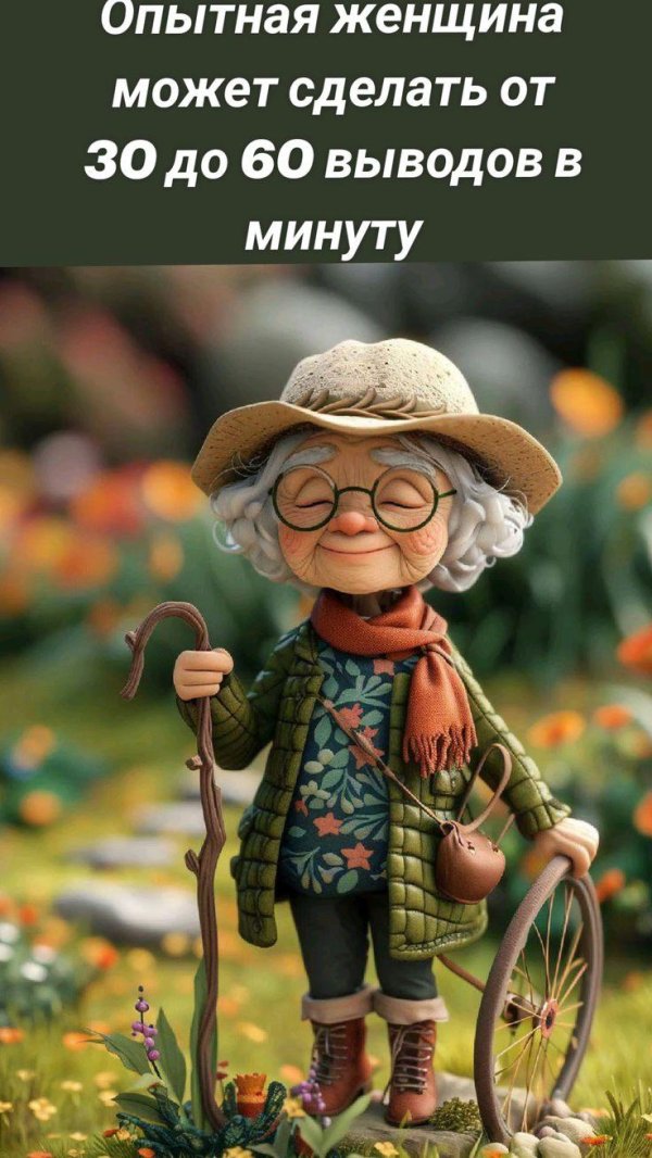 смешная старушка