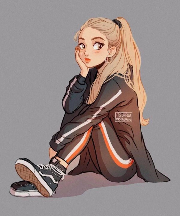 девушки рисунки