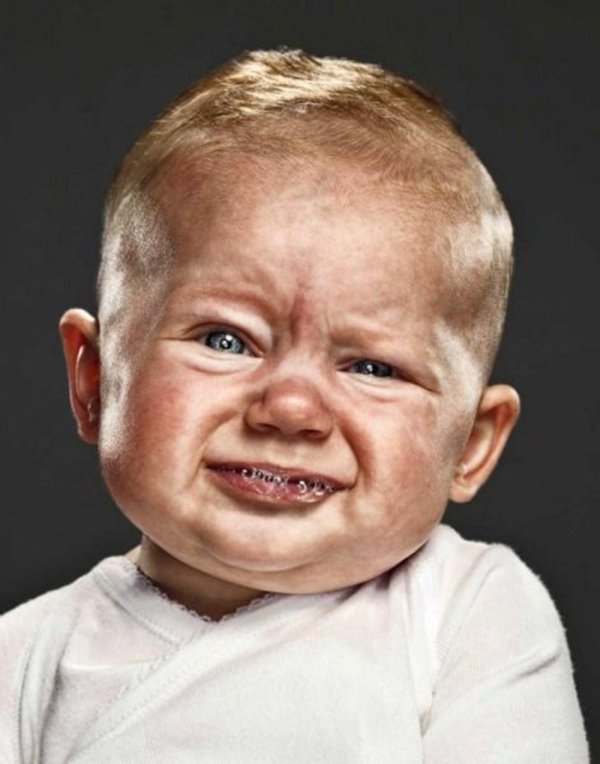 смешное детское лицо