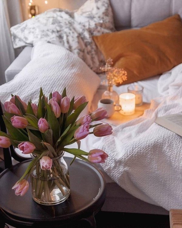 интерьер спальной