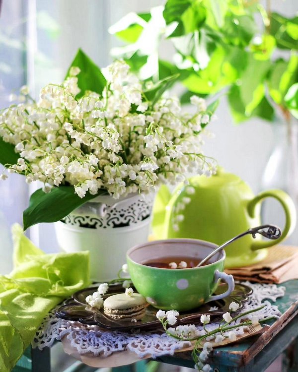 ландыши и чай